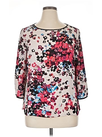 Adrianna Papell 3/4 Sleeve Blouse (view 1)
