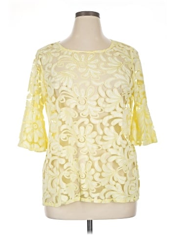 NY Collection 3/4 Sleeve Blouse (view 1)