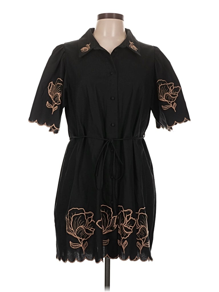 Pre-owned Mable Casual Dress In Black