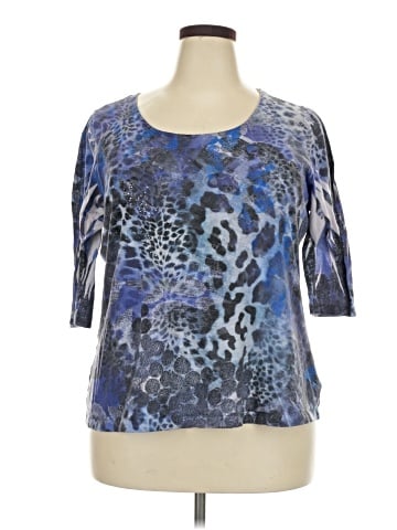 Essentials 3/4 Sleeve Top (view 1)