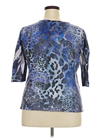 Essentials 3/4 Sleeve Top (view 2)