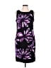 AGB Graphic Purple Cocktail Dress Size 12 - photo 1