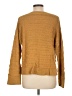 Ann Taylor LOFT 100% Cotton Gold Pullover Sweater Size L - photo 2