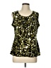 Worthington Yellow Sleeveless Blouse Size L - photo 1