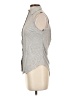 Bebe Gray Sleeveless Button-Down Shirt Size S - photo 5
