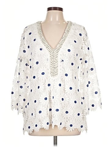 Boston Proper 3/4 Sleeve Blouse (view 1)