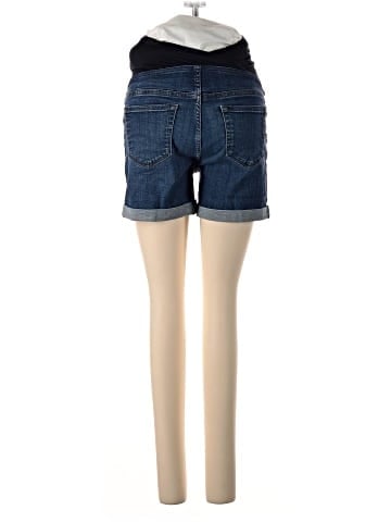 Isabel Maternity Denim Shorts (view 2)