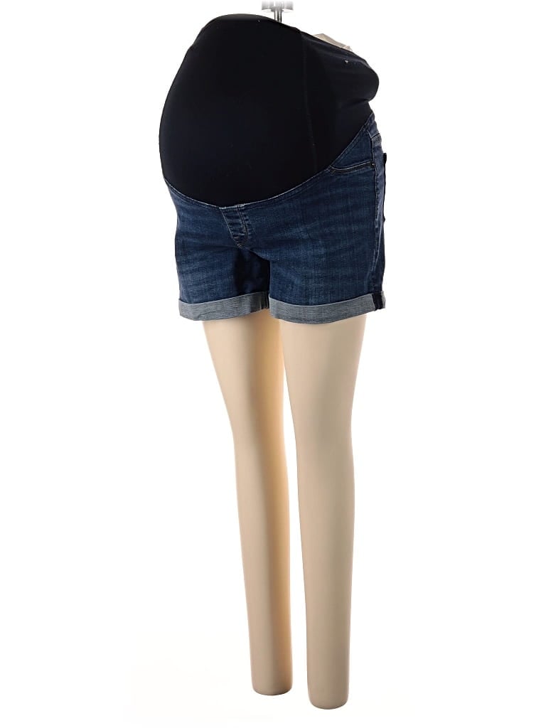 Pre-owned Isabel Maternity Denim Shorts In Blue
