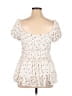 Arula Ivory Short Sleeve Blouse Size 0X - photo 2