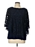 MSK Blue 3/4 Sleeve Blouse Size L - photo 1