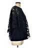 MSK Blue 3/4 Sleeve Blouse Size L - photo 4