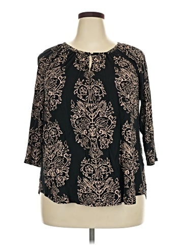 Lucky Brand 3/4 Sleeve Blouse (view 1)