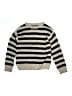 Zara Stripes Gray Tan Pullover Sweater Size 11 - 12 - photo 1