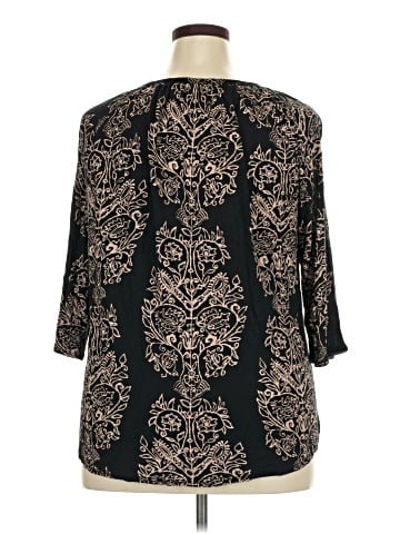 Lucky Brand 3/4 Sleeve Blouse (view 2)