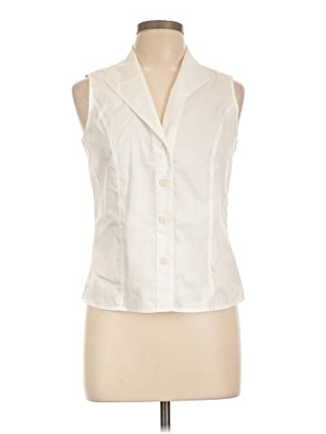 Calvin Klein Sleeveless Button-Down Shirt (view 1)