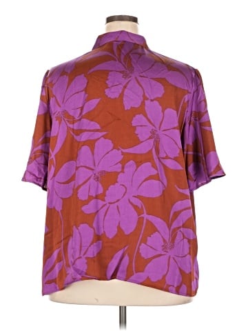 Liz Claiborne Short Sleeve Blouse (view 2)