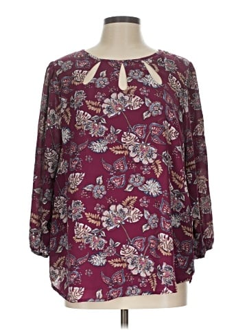 Papermoon 3/4 Sleeve Blouse (view 1)