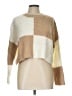Jessica Simpson 100% Acrylic Color Block Tan Pullover Sweater Size L - photo 1