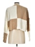 Jessica Simpson 100% Acrylic Color Block Tan Pullover Sweater Size L - photo 2