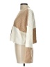 Jessica Simpson 100% Acrylic Color Block Tan Pullover Sweater Size L - photo 5