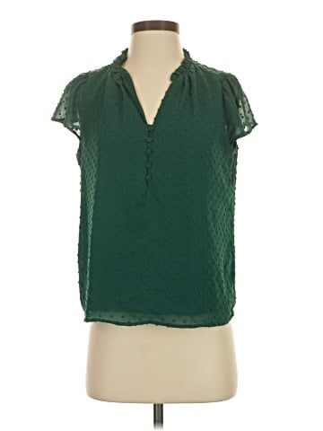 J.Crew Factory Store Short Sleeve Blouse (view 1)