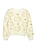 Hello Kitty Hearts Ivory Pullover Sweater Size 7 - 8 - photo 2