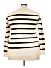 J.Crew Stripes Ivory Turtleneck Sweater Size 22 - photo 2