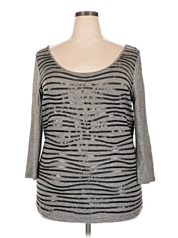 Lafayette 148 New York 3/4 Sleeve T-Shirt (view 1)
