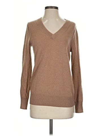 Aqua Cashmere Pullover Sweater (view 1)
