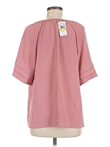 MICHAEL Michael Kors Short Sleeve Blouse (view 2)
