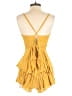 Cotton Candy LA 100% Rayon Tweed Yellow Romper Size L - photo 2