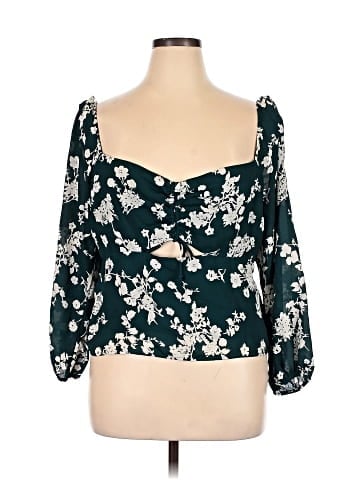 Abercrombie & Fitch 3/4 Sleeve Blouse (view 1)