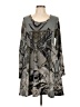 Papillon Camo Gray Casual Dress Size L - photo 1