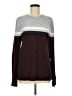 Apt. 9 Color Block Burgundy Pullover Sweater Size M - photo 1