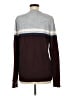 Apt. 9 Color Block Burgundy Pullover Sweater Size M - photo 2