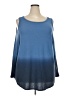 Style&Co Blue Long Sleeve Top Size 3X - photo 1