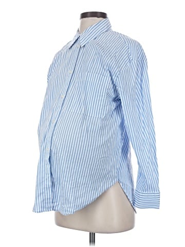 Gap - Maternity Long Sleeve Button-Down Shirt (view 1)