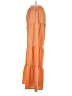 Shein 100% Polyester Color Block Orange Casual Pants Size 6 - photo 5