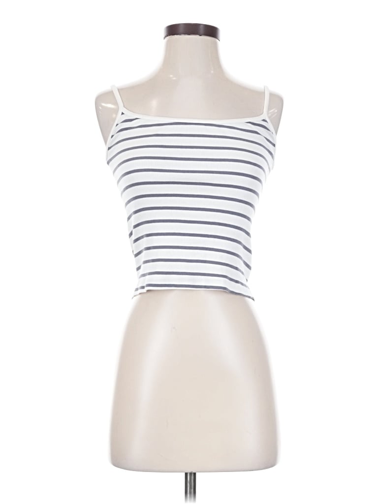 Pre-owned John Galt Tank Top White Strapless Neckline Tops