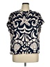 Alex Marie 100% Polyester Blue Short Sleeve Blouse Size XL - photo 1