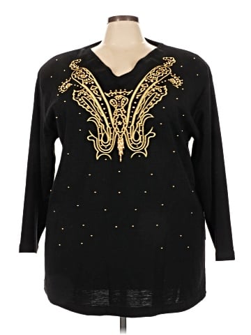 Carole Little Pullover Sweater (view 1)