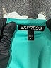 Express 100% Polyester Solid Teal Cocktail Dress Size 4 - photo 7