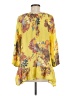 Spense Yellow Long Sleeve Blouse Size M - photo 2