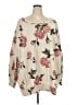 Torrid Floral Ivory Pullover Sweater Size 4X Plus (4) - photo 1