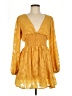 Lulus 100% Polyester Yellow Casual Dress Size M - photo 1
