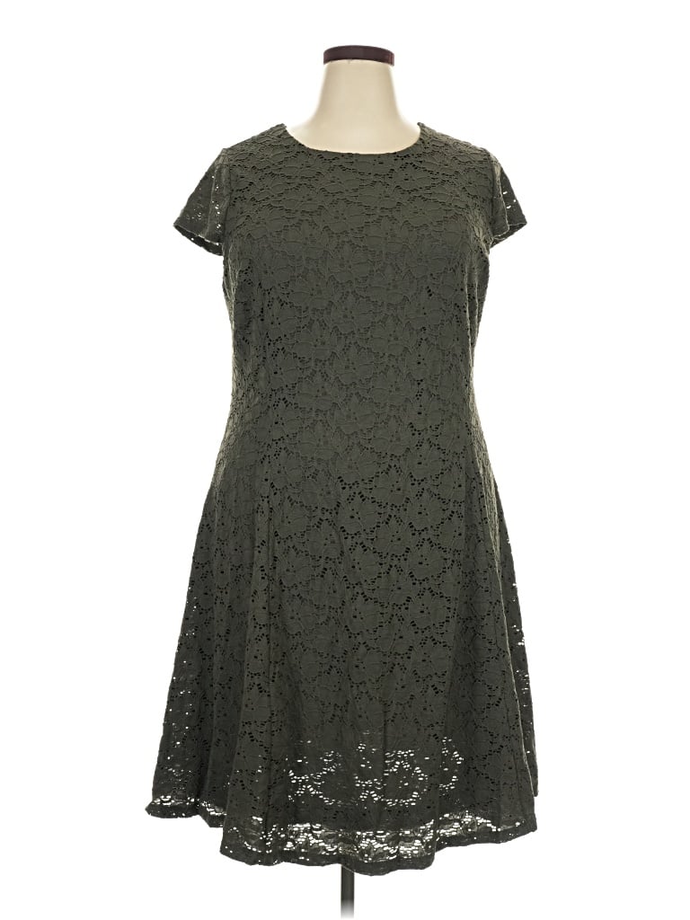 Pre-owned Alfani Casual Dress In Gray