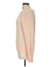 Free People Solid Pink Pullover Sweater Size L - photo 5