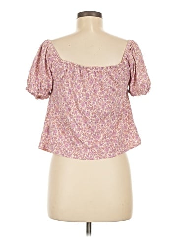 American Eagle Outfitters Short Sleeve Blouse (view 2)