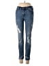 KANCAN JEANS Hearts Blue Jeans Size 5 - photo 1