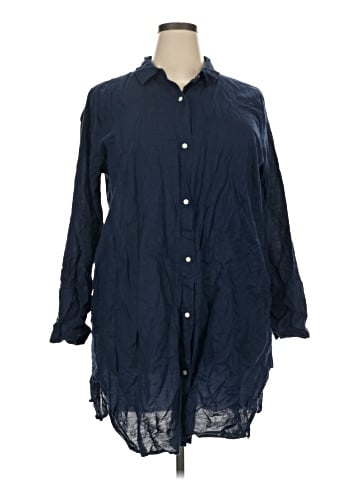 J.Crew 3/4 Sleeve Button-Down Shirt (view 1)